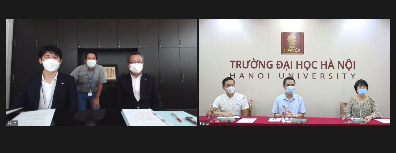 Hiệu trưởng Nguyễn Văn Trào làm việc với Chủ tịch Tập đoàn Giáo dục Meiko về Dự án EPA